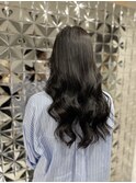 シールエクステ/黒髪ロング/髪質改善