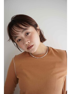 シェル 吉祥寺(shell) くびレイヤーエモージュグレージュカラーくびれショート/吉祥寺