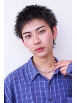 メゾンアルブル 向ヶ丘遊園 登戸(maison ARBLE)&nbsp;メンズスパイキーベリーショートツーブロックダークアッシュ