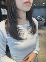 ルミ 上大岡店(Lumi)&nbsp;顔型別ヘアスタイル特集/レイヤーカット/透け感グレージュ