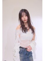 キング 高槻(K!ng)&nbsp;ハイライトカラーミルクティーベージュレイヤーカット