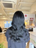 リグ ヘアアンドデザイン(LiG hair&design)&nbsp;【ブルーブラック】地毛風カラー