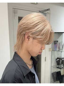 メンズペレ 渋谷(MEN'S PELE) スペインカール/スパイキーショート/ブルーブラック/渋谷