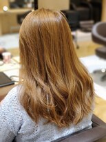 ユニックス イオンモール川口前川店(UNIX)&nbsp;【50代髪型】【白髪染め】ゴールドベージュ×ロングローレイヤー