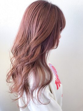 セットアップ 倉敷中庄店(SET-UP) ピンクベージュダブルカラーケアブリーチ春カラー