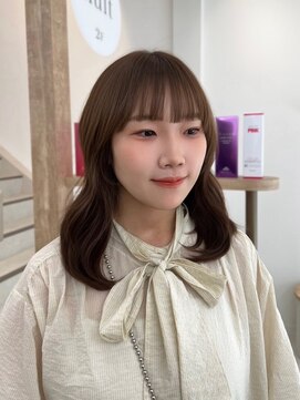 シアエミュー 新越谷店(SHEER emu) ミディアムスタイル