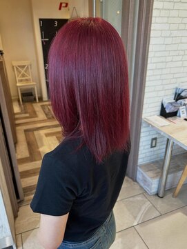 プログレス 長町南店(PROGRESS) 暖色カラー/チェリーレッド/艶カラー