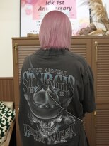 Idk&nbsp;#ペールピンク#デザインカラー#ブリーチカラー