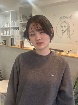 丸みショートボブ