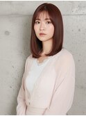 ミディアムレイヤー/ベージュ/韓国レイヤー/ゆるふわミディアム