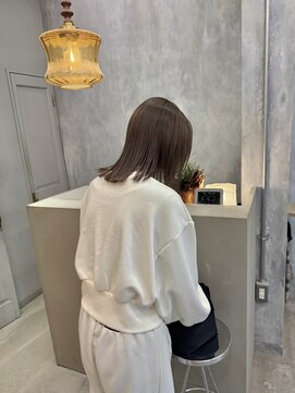 アソビ(Asobi) 【ブリーチなし】オリーブブラウン