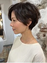 レリーノーブル 西宮北口(RelyNoble)&nbsp;くびれショートボブ×上品ベージュ[西宮北口/白髪ぼかし]