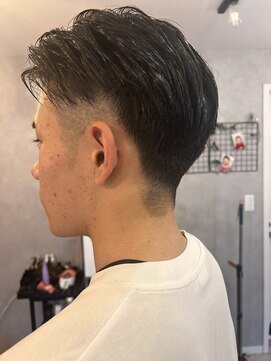 あずママの床屋さん 朝茶 ツーブロック