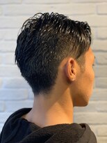 メンズサロン Johnny MEN 下北沢店【ジョニーメン】 men's/メンズ/リバースセンターパート/ニュアンスパーマフェード