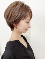 アトラスサロン 札幌大通り(Atras.salon) 札幌/髪質改善/マロンベージュ×上品な大人フェミニンショート