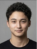 ノイセルヘアー(Noisyle Men's hair) リバースセンターパート/ニュアンスパーマ/ダウンバング/MEN'SUP