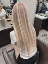 ヘアーデザインルアナ(Hair design Luana.) 【シールエクステ】ホワイトベージュ ハイライト