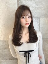 ロンドシトリン 四条烏丸(Lond citrine) 【五島巨幹】ワンホンレイヤー/グレージュ/ストレート/前髪
