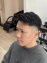 アイヴィー 池袋(IVY)&nbsp;フェードで刈り上げたアップバングショート[池袋/駅前/メンズ]