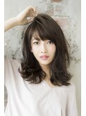 「The C by afloat」小顔◎透明感、暗髪のミディアム　海老名