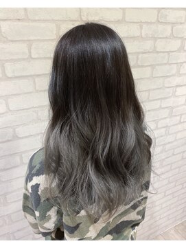 ヘアメイク シュシュ(Hair make chou chou) 大人かわいい小顔ハイライトカラーオリーブカラー20代30代