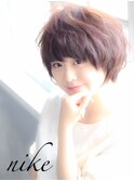 【nike池袋】小顔ショート☆外国人風カラー☆8stepハホニコ☆