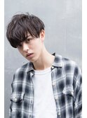 メンズアップバング×束感ショートマッシュ