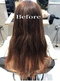 【tocca中目黒】 髪質改善♪ Before写真