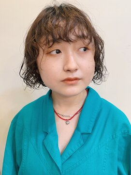 ラムネ mini bob perm。