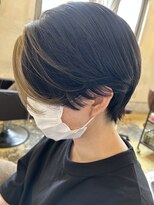 イデー ヘアサロン(idee Hair Salon)&nbsp;ポイントカラーでお洒落度UP＊ショートスタイル