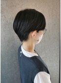 【ハンサムショート/マッシュショート/黒髪ショート】