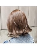 透明感ミルクティーベージュ