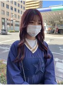 #プルシール#エクステ#レッドカラー