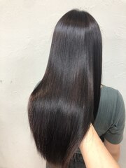[圧倒的な艶髪へ]グレーベージュ/髪質改善/藤枝