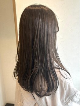 ヘアスペースブルーム エボリューション 庄内店(HAIR SPACE BLOOM evolution)の写真/透き通るような艶感が魅力＊”うる艶カラーで肌のトーンもワントーン明るく♪髪質改善 &学割も人気◎