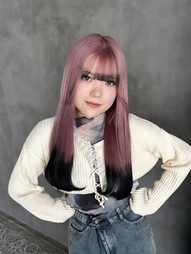 カシェル(cashel) ピンク×ブラック