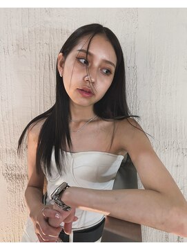 ジーナ 渋谷神南(Zina) 暗めgreige ×　layercut