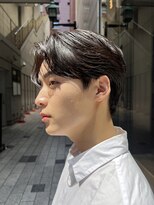 ガーデン 銀座(GARDEN)&nbsp;センターパートニュアンスパーマカルマパーマダークアッシュ