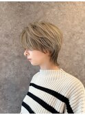ハンサムウルフショート