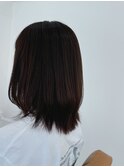 柔らかなミディアムヘア/ネオメテオストレート/メテオカラー