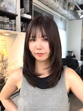 ヒョンミョン ライズバイレボ 柏西口店(hyon myon/RISEbyREVO) レイヤーカット/チョコレートブラウン
