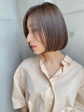 コカブ 本山(KOCHAB) 大人かわいいアゴラインボブ/[ボブ/ショート/トリートメント]