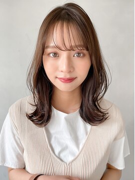 リヤン 表参道(lyann) 小顔似合わせカットウェーブミディアムメルティカラーa