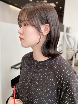 ケーツー あべのキューズモ-ル店(K-two) 外ハネボブ*くびれボブ*ボブカット*顔周りカット*上品グレージュ