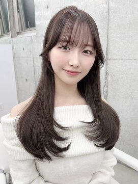 アイヴィ 表参道(IVY) レイヤーカット　髪質改善　ミルクティーベージュ　ベージュ