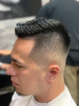 バーバーブロス(BAR BER bro's) ハードパートスタイル!!