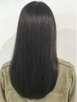 ココロサロンハナレ 浅草美容院(cocolo salon HANARE)の写真/《浅草エリア☆完全個室内完結型サロン》新感覚！縮毛矯正とは思えない自然な質感、なめらかさを実現！