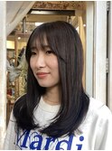 サラサラツヤローレイヤー内巻きワンカールセミロング
