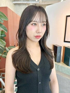 ノエ(noe) くびれヘア/アプリコットオレンジ/ハイライトカラー/栄c159