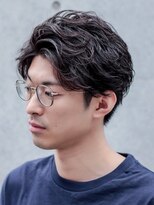 エヌドットサロン ギンザ(N.SALON GINZA)&nbsp;大人メンズヘアツーブロ刈り上げリバースソフトスパイラル